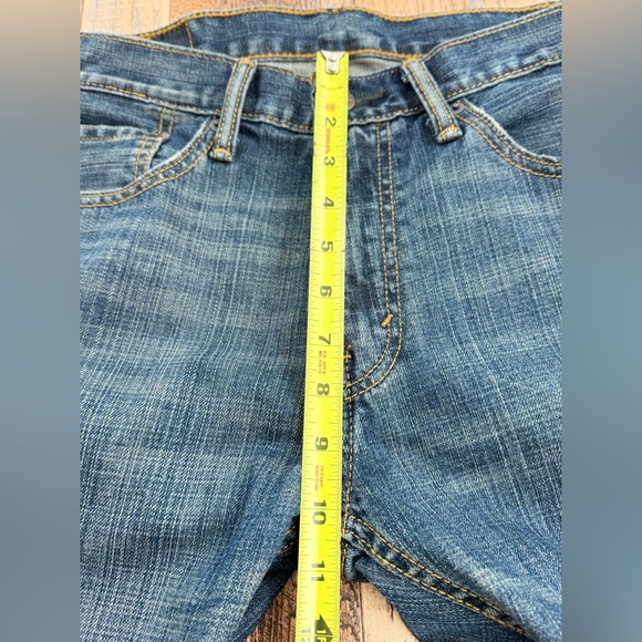 Levi's Style 559 Blue Denim Straight Fit Jeans, Men's Size 31x30, Medium Wash - Picture 5 of 13